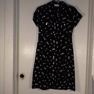 Miss Coco Paris Floral Fully Button Down Dress No Size